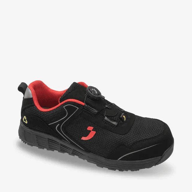 Safety Jogger - Black/Red Safety Shoe
